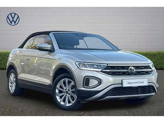volkswagen t-roc cabriolet - 1.0 tsi style 2dr + keyless + space saver