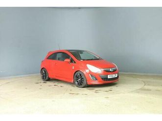 2012 vauxhall corsa 1.2i 16v limited edition 3dr hatchback petrol manual