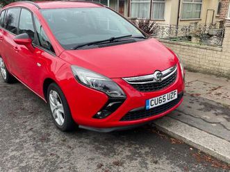 2015 vauxhall, zafira tourer, 1.4t 62k fsh