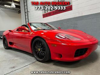 used 2001 ferrari 360 spider