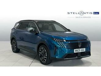 2025 peugeot 5008 1.2 hybrid gt suv 5dr petrol hybrid e-dsc6 euro 6 (start/stop) (136 ps) suv hybrid aut...
