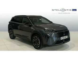 2025 peugeot 5008 1.2 hybrid gt suv 5dr petrol hybrid e-dsc6 euro 6 (start/stop) (136 ps) suv hybrid aut...