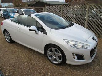 2013 peugeot 308 1.6 thp 156 allure 2dr [sat nav] convertible petrol manual