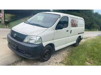 toyota hi ace hiace 2,5 d-4d 120 kurz transporter / kastenwagen