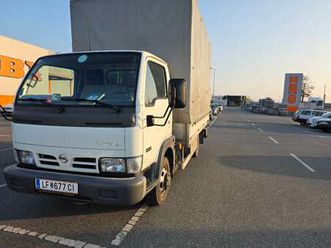 nissan atleon aluaufbau mit hebebühne neues prüfgutachten transporter / kastenwagen