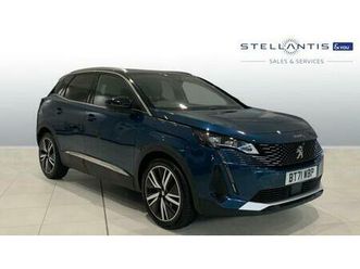 2021 peugeot 3008 1.6 13.2kwh gt premium suv 5dr petrol plug-in hybrid e-eat euro 6 (start/stop) (22 suv...