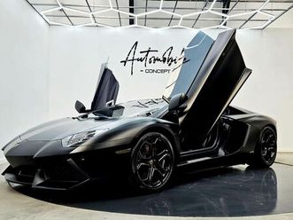 lamborghini aventador ??lp700-4??v12??tva déductible??nero nemesis color