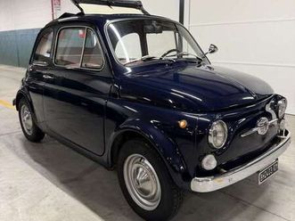 500f 1970 blu elettrico restauro targhe roma