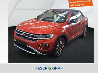 t-roc cabriolet goal 1.0 tsi navi rfk led shz acc