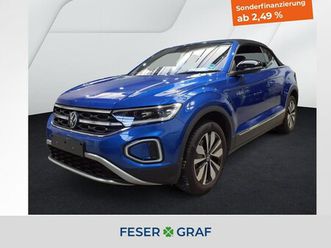 t-roc cabriolet goal 1.0 tsi rfk led navi acc shz