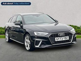 2023 2.0 tfsi 40 s line estate 5dr petrol s tronic euro 6 (s/s) (204 ps)
