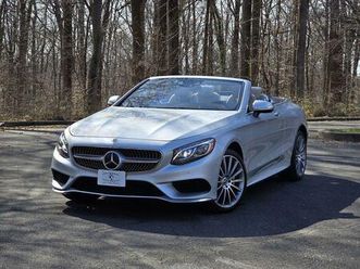 used 2017 mercedes-benz s-class cabriolet