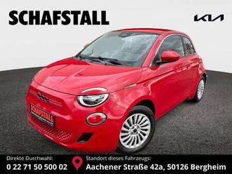 fiat 500e red 42 kwh klimaauto carplay/androidauto ccs