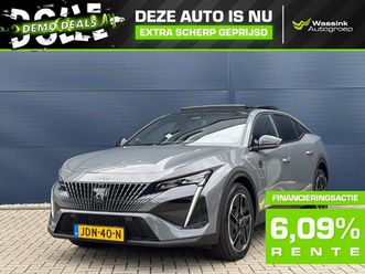 peugeot 408 58kwh 210pk gt avantage | focal | schuifdak | matrix-led | 19 inch | 360 camera | stoelverwarming | massage