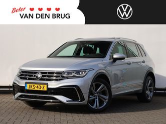 volkswagen tiguan 1.4 tsi ehybrid r-line business+ 245pk dsg | leer | led matrix | trekhaak | panoramadak | camera | keyless | stoelverwarming