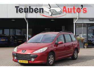 peugeot 307 break 1.6-16v premium nieuwe apk, climate control, cruise control, trekhaak, elektrische ramen