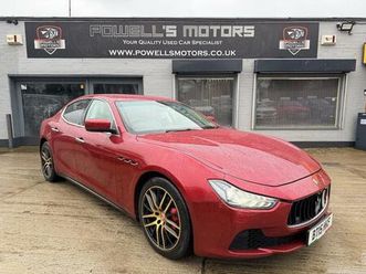 maserati ghibli d v6 saloon diesel automatic