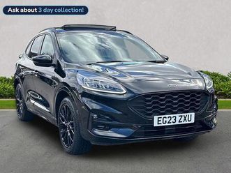 ford kuga 2.5 duratec 14.4kwh black package edition suv 5dr petrol plug-in hybrid cvt euro 6 (s/s) (225 ps)