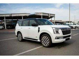 nissan patrol nissan patrol platinum 2026 3.5 l white roof black