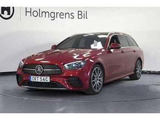 mercedes-benz e 220 t d d 9g-tronic amg line panorama drag burmester | ränta
