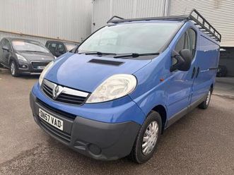 2007 vauxhall vivaro 2.0cdti [115ps] van 2.9t panel van diesel manual