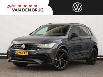 volkswagen tiguan 1.4 tsi ehybrid r-line 245pk dsg black style | panoramadak | trekhaak | stoel/stuurverwarming | led | camera