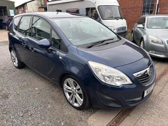 2013 vauxhall meriva 1.4t 16v exclusiv 5dr auto mpv petrol automatic