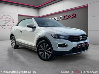 volkswagen t-roc cabriolet 1.0 tsi 115 start/stop bvm6 style / caméra de recul / garantie 12 mois