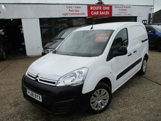 2018 citroen berlingo 1.6 bluehdi 850kg enterprise 100ps panel van diesel manual