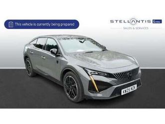 2025 peugeot 408 1.2 hybrid 136 gt 5dr e-dsc6 hatchback petrol automatic