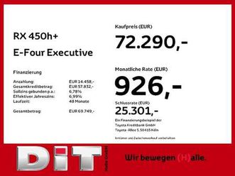 lexus rx 450h + e-four executive line panoramaglasdach