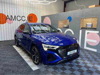 €57950 2023 audi q8 e-tron 55 quattro s line automatic / cruise control / 360° camera / electric memory & heated seats / paddle shifters / ambient lights / appl