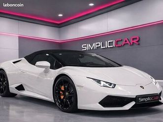 lamborghini huracan spyder 610-4 v10 spyder tva recuperable
