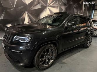 jeep grand cherokee srt8 phase 2 6.4 v8 468 ch 4wd 4x4 bva echappement borla cuir gps clim auto toit ouvrant pack carbone 2014 flexfuel ethanol