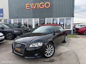 audi a3 cabriolet 1.8 tfsi 160ch ambition luxe s-tronic - suive entretiens complet - sieges chauffants