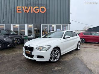 bmw serie 1 pack m 1.6 136ch - sièges av chauffants - bluetooth - toit ouvrant - boîtier éthanol homologue