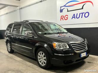 chrysler grand voyager 2.8 crd limited 163 ch bva 7 places - cuir - camera - 190000 km