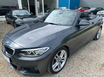 bmw 218d cabriolet diesel boite meca pack m