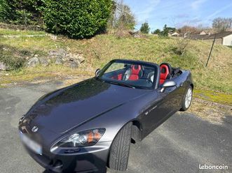 honda s2000 phase 2 - 117 000km -cuir rouge/noire très bel état