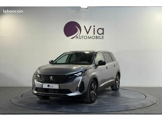 peugeot 5008 bluehdi 130ch s&s eat8 allure pack - hayon electrique / carplay 7 places camera 360