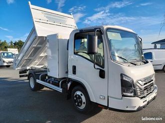 isuzu n series *42 990 ht* m27 f 3l 150 cv boite meca benne acier basculante calvet 3.5t (dimensions utiles: 3000x