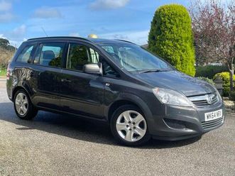 2014 vauxhall zafira 1.8i [120] exclusiv 5dr mpv petrol manual