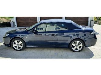saab 9-3 cabrio 2.0 vector dunkelblau / beige