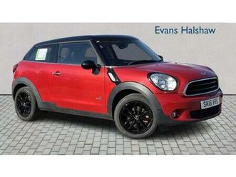 2016 mini paceman 1.6 cooper all4 3dr coupe petrol manual