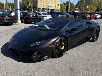 lamborghini huracan evo / mat black / 635 hp
