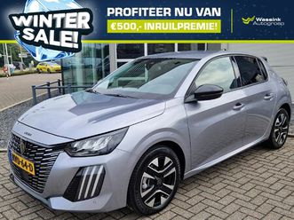 peugeot 208 1.2 hybrid 100 e-dcs6 allure | wintersale | navigatie | camera achter | stoelverwarming |