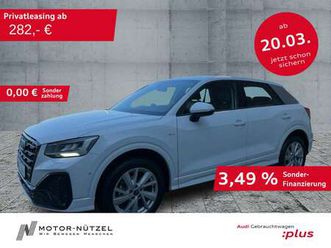 audi q2 35 tfsi s-tr s-line led+rfk+gra+shz+17