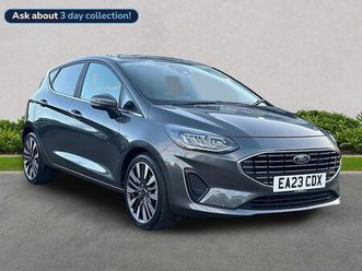 ford fiesta 1.0t ecoboost titanium x hatchback 5dr petrol manual euro 6 (s/s) (100 ps)