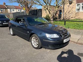 saab 9-3 2006 2.0t petrol 92k miles auto convertible blue ulez free