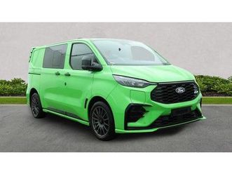 ford transit custom 320 65kwh ms-rt crew van double cab 5dr electric auto l1 h1 (285 ps)